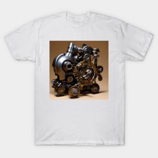 Steampunk genius, brain T-Shirt